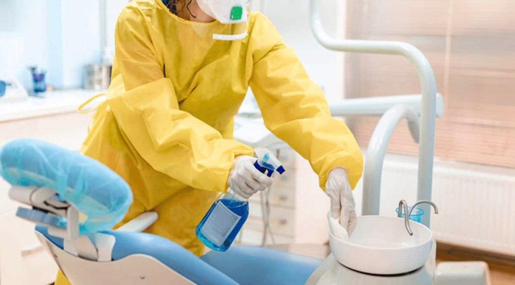 Janitor Cleaning Medical facility